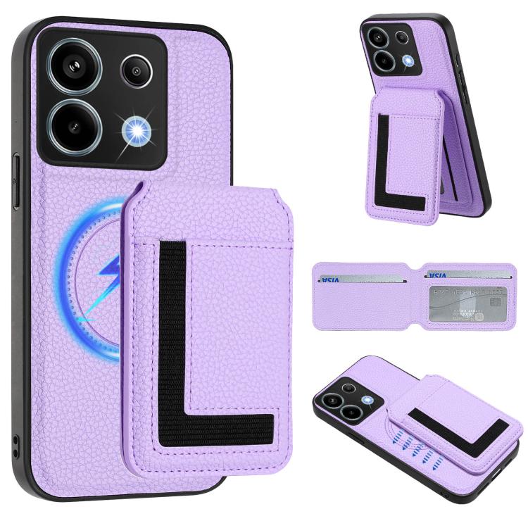 CX01 Detachable Magsafe Magnetic Card Bag Phone Case, For Redmi 14C 4G / 14R / A4 5G, For Redmi Note 14 Pro+ 5G, For Redmi Note 14 Pro 5G, For Redmi Note 13R / 13 4G / 13 5G, For Redmi A3 / A3x / Xiaomi Poco C61, For Redmi  Turbo 3 / Poco F6 India     ...