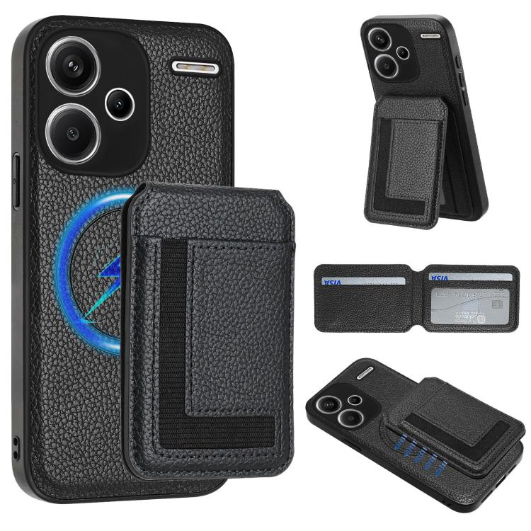 CX01 Detachable Magsafe Magnetic Card Bag Phone Case, For Redmi 14C 4G / 14R / A4 5G, For Redmi Note 14 Pro+ 5G, For Redmi Note 14 Pro 5G, For Redmi Note 13R / 13 4G / 13 5G, For Redmi A3 / A3x / Xiaomi Poco C61, For Redmi  Turbo 3 / Poco F6 India     ...