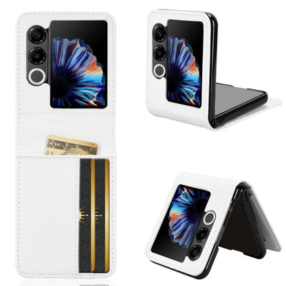 Card Slot PU Leather PC Phone Case, For ZTE nubia Flip3, For ZTE nubia Flip2