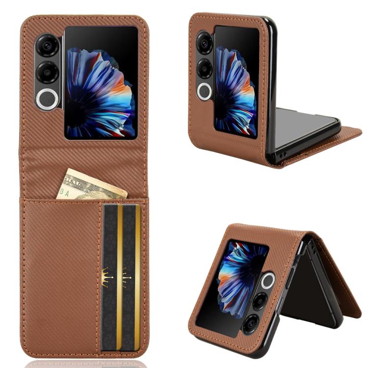 Card Slot PU Leather PC Phone Case, For ZTE nubia Flip3, For ZTE nubia Flip2