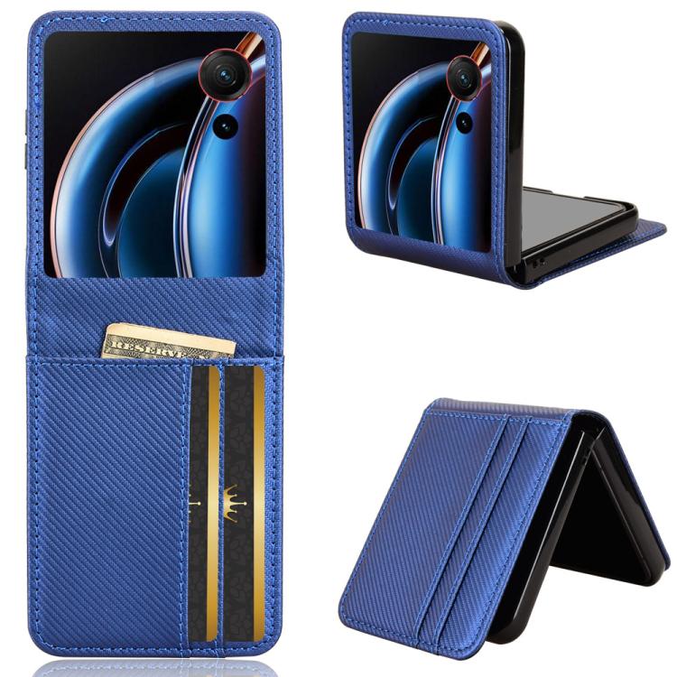 Card Slot PU Leather PC Phone Case, For ZTE nubia Flip3, For ZTE nubia Flip2