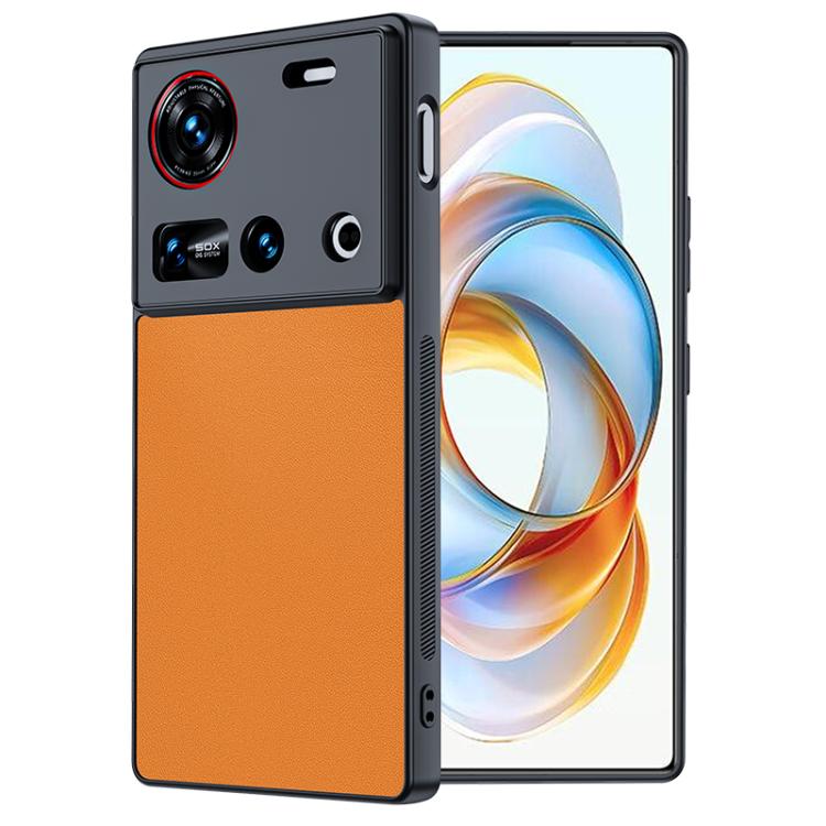 Ultra-thin Plain Skin Leather Phone Case, For ZTE nubia Flip3, For ZTE nubia Flip2, For ZTE nubia Z70 Ultra, For ZTE nubia Z60 Ultra
