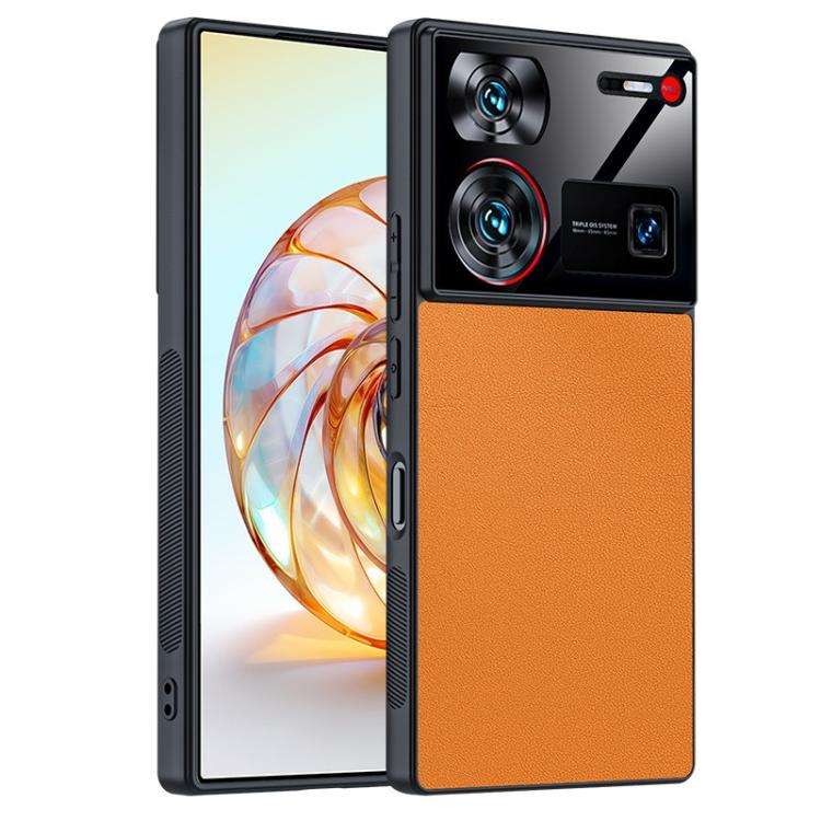 Ultra-thin Plain Skin Leather Phone Case, For ZTE nubia Flip3, For ZTE nubia Flip2, For ZTE nubia Z70 Ultra, For ZTE nubia Z60 Ultra