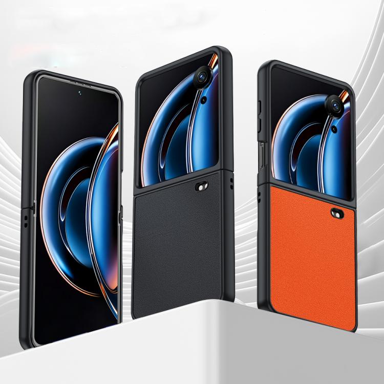 Ultra-thin Plain Skin Leather Phone Case, For ZTE nubia Flip3, For ZTE nubia Flip2, For ZTE nubia Z70 Ultra, For ZTE nubia Z60 Ultra