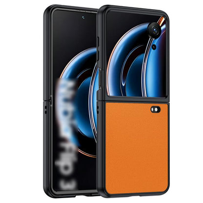 Ultra-thin Plain Skin Leather Phone Case, For ZTE nubia Flip3, For ZTE nubia Flip2, For ZTE nubia Z70 Ultra, For ZTE nubia Z60 Ultra