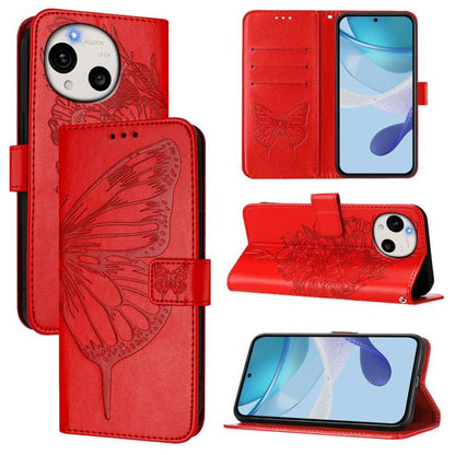 Embossed Butterfly Leather Phone Case, For Sharp Aquos wish6, For Sharp Aquos R11, For Sharp Aquos sense10, For Sharp Basio Active3, For Sharp Aquos sense8 SHG11 / SH-54D, For Sharp Aquos Wish3