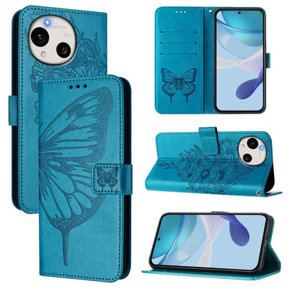 Embossed Butterfly Leather Phone Case, For Sharp Aquos wish6, For Sharp Aquos R11, For Sharp Aquos sense10, For Sharp Basio Active3, For Sharp Aquos sense8 SHG11 / SH-54D, For Sharp Aquos Wish3