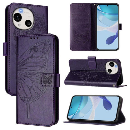 Embossed Butterfly Leather Phone Case, For Sharp Aquos wish6, For Sharp Aquos R11, For Sharp Aquos sense10, For Sharp Basio Active3, For Sharp Aquos sense8 SHG11 / SH-54D, For Sharp Aquos Wish3