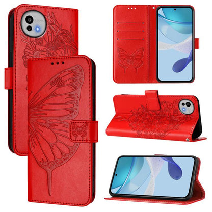 Embossed Butterfly Leather Phone Case, For Sharp Aquos wish6, For Sharp Aquos R11, For Sharp Aquos sense10, For Sharp Basio Active3, For Sharp Aquos sense8 SHG11 / SH-54D, For Sharp Aquos Wish3
