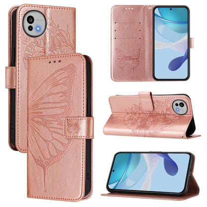 Embossed Butterfly Leather Phone Case, For Sharp Aquos wish6, For Sharp Aquos R11, For Sharp Aquos sense10, For Sharp Basio Active3, For Sharp Aquos sense8 SHG11 / SH-54D, For Sharp Aquos Wish3