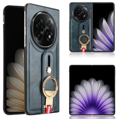 Wristband Leather Back Phone Case, For OPPO Find N6, For OPPO Find N5