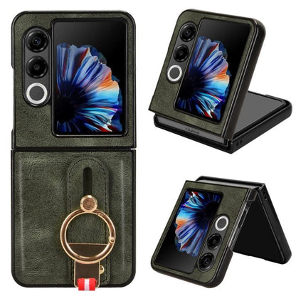 Wristband Leather Back Phone Case, For ZTE nubia Flip3, For ZTE nubia Fold, For ZTE nubia Flip2 A404ZT