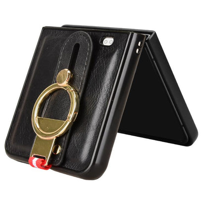 Wristband Leather Back Phone Case, For ZTE nubia Flip3, For ZTE nubia Fold, For ZTE nubia Flip2 A404ZT