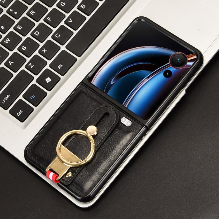 Wristband Leather Back Phone Case, For ZTE nubia Flip3, For ZTE nubia Fold, For ZTE nubia Flip2 A404ZT