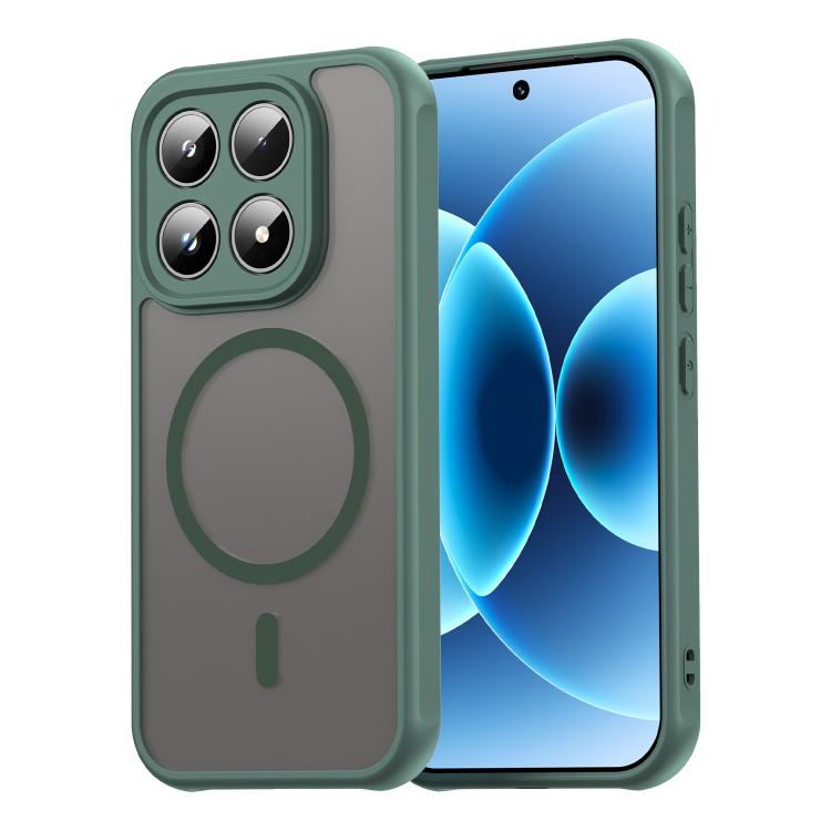 Fan Dun Series TPU Hybrid PC Frosted Magsafe Phone Case, For Xiaomi Poco M8 Power 5G, For Xiaomi Poco F9 Ultra 5G, For Xiaomi Poco F9 Pro 5G, For Xiaomi 17T Pro 5G, For Xiaomi 17T 5G, For Redmi Turbo 5 Max/Poco X8 Pro Max 5G, For Xiaomi Poco X8 Pro 5G ...