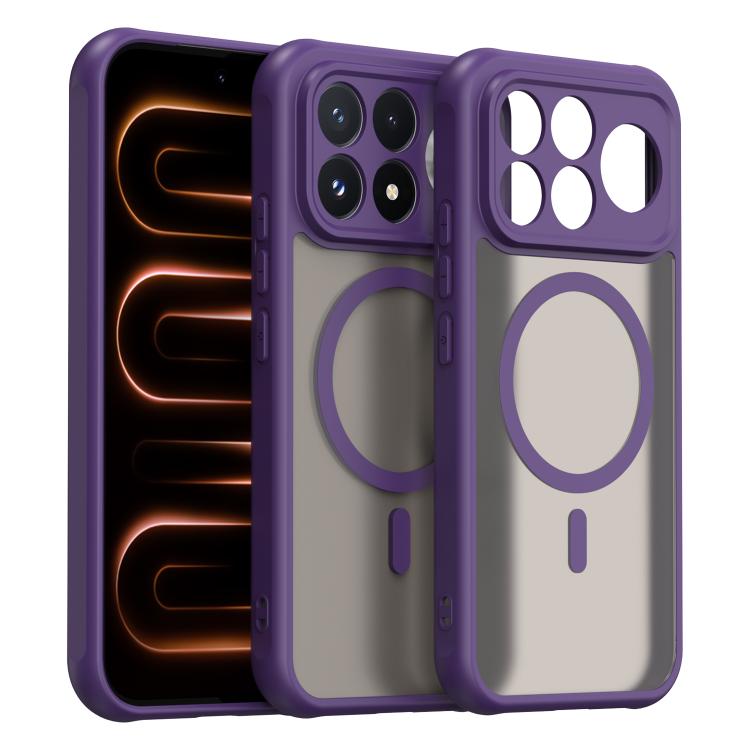 Fan Dun Series TPU Hybrid PC Frosted Magsafe Phone Case, For Xiaomi Poco M8 Power 5G, For Xiaomi Poco F9 Ultra 5G, For Xiaomi Poco F9 Pro 5G, For Xiaomi 17T Pro 5G, For Xiaomi 17T 5G, For Redmi Turbo 5 Max/Poco X8 Pro Max 5G, For Xiaomi Poco X8 Pro 5G ...