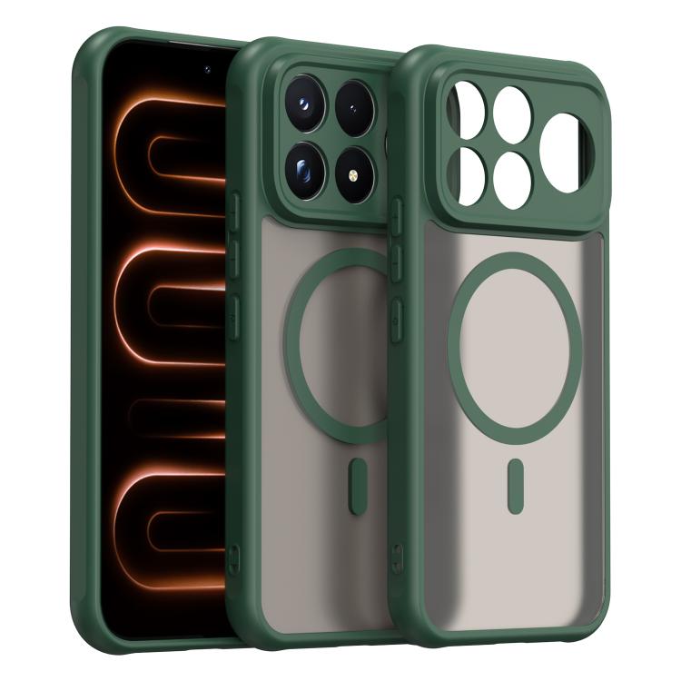 Fan Dun Series TPU Hybrid PC Frosted Magsafe Phone Case, For Xiaomi Poco M8 Power 5G, For Xiaomi Poco F9 Ultra 5G, For Xiaomi Poco F9 Pro 5G, For Xiaomi 17T Pro 5G, For Xiaomi 17T 5G, For Redmi Turbo 5 Max/Poco X8 Pro Max 5G, For Xiaomi Poco X8 Pro 5G ...