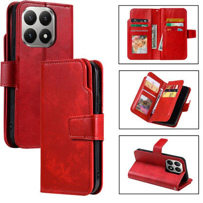 Tri-Fold 9-Card Wallets Leather Phone Case, For Xiaomi 15T Pro 5G, For Xiaomi 15T 5G, For Xiaomi 14T Pro, For Xiaomi 14T