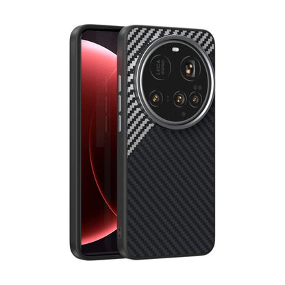 ABEEL C Carbon Fiber Series 6D Micro Relief MagSafe Phone Case, For Xiaomi 17 Ultra, For Xiaomi 15 Ultra