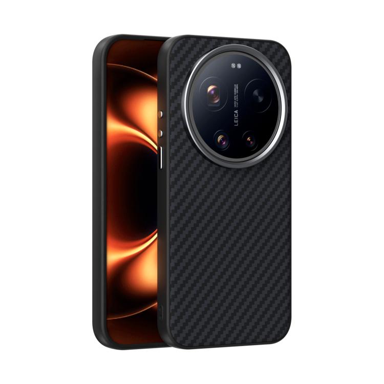 ABEEL C Carbon Fiber Series 6D Micro Relief MagSafe Phone Case, For Xiaomi 17 Ultra, For Xiaomi 15 Ultra