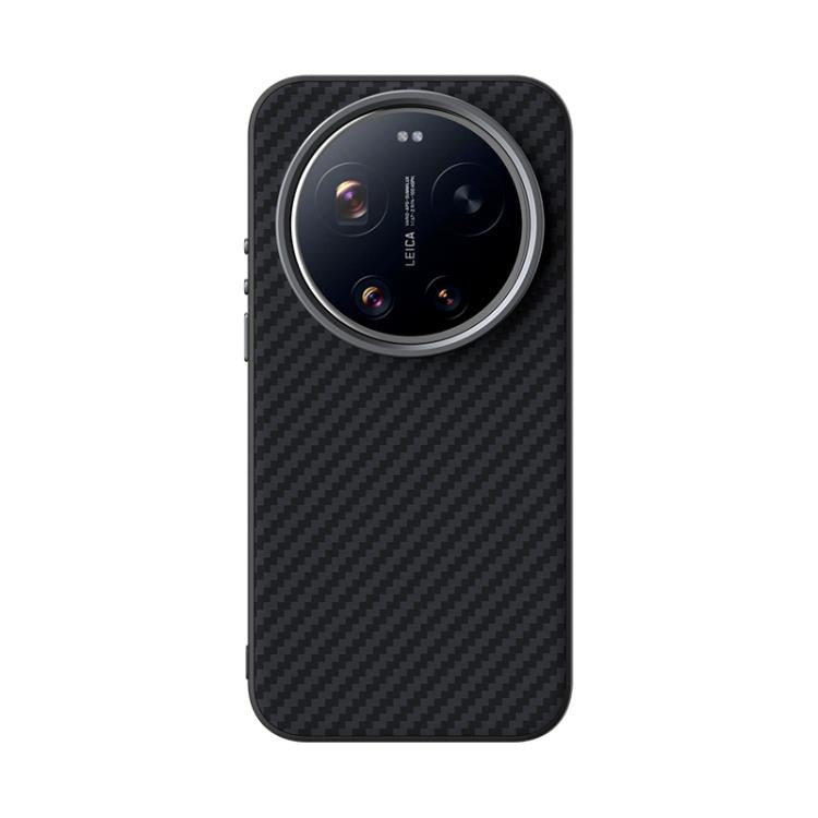 ABEEL C Carbon Fiber Series 6D Micro Relief MagSafe Phone Case, For Xiaomi 17 Ultra, For Xiaomi 15 Ultra