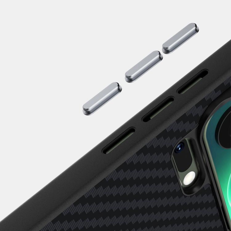 ABEEL C Carbon Fiber Series 6D Micro Relief MagSafe Phone Case, For Xiaomi 17 Ultra, For Xiaomi 15 Ultra
