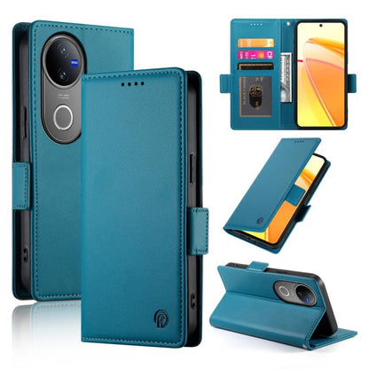 Side Buckle Magnetic Frosted Leather Phone Case, For vivo Y29 4G, For vivo V50