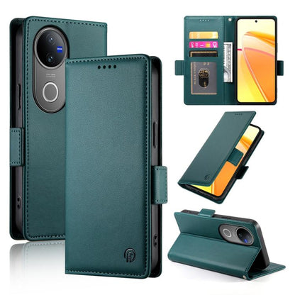 Side Buckle Magnetic Frosted Leather Phone Case, For vivo Y29 4G, For vivo V50