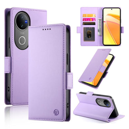 Side Buckle Magnetic Frosted Leather Phone Case, For vivo Y29 4G, For vivo V50