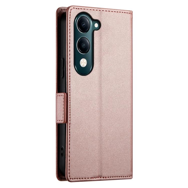 Side Buckle Magnetic Frosted Leather Phone Case, For vivo Y29 4G, For vivo V50