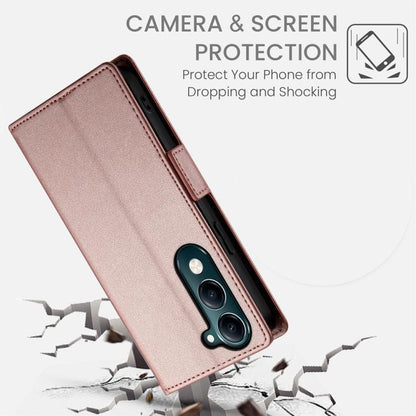 Side Buckle Magnetic Frosted Leather Phone Case, For vivo Y29 4G, For vivo V50