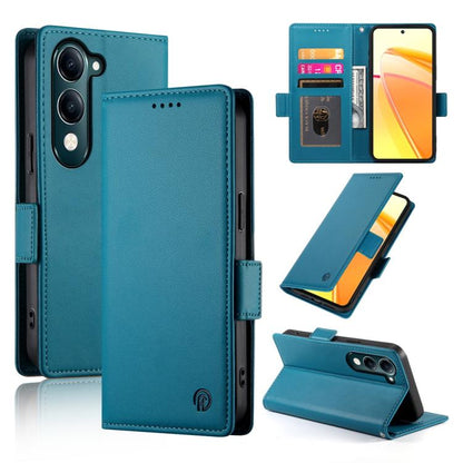 Side Buckle Magnetic Frosted Leather Phone Case, For vivo Y29 4G, For vivo V50
