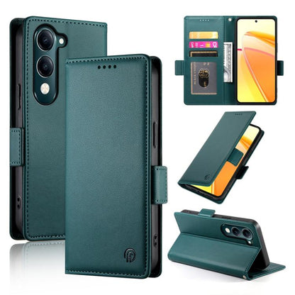Side Buckle Magnetic Frosted Leather Phone Case, For vivo Y29 4G, For vivo V50