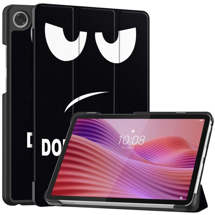 Custer Painted 3-Fold Holder Leather Smart Tablet Case, For Lenovo Idea Tab Pro Gen 2 13, For Lenovo Yoga Tab 11.1 2025, For Lenovo Tab One TB-305FU / Tab K9, For Lenovo Idea Tab Pro