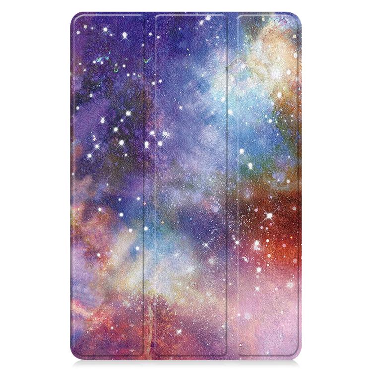 Custer Painted 3-Fold Holder Leather Smart Tablet Case, For Lenovo Idea Tab Pro Gen 2 13, For Lenovo Yoga Tab 11.1 2025, For Lenovo Tab One TB-305FU / Tab K9, For Lenovo Idea Tab Pro