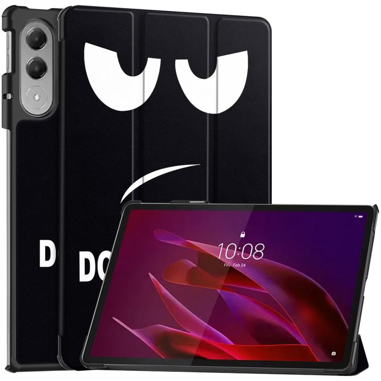 Custer Painted 3-Fold Holder Leather Smart Tablet Case, For Lenovo Idea Tab Pro Gen 2 13, For Lenovo Yoga Tab 11.1 2025, For Lenovo Tab One TB-305FU / Tab K9, For Lenovo Idea Tab Pro