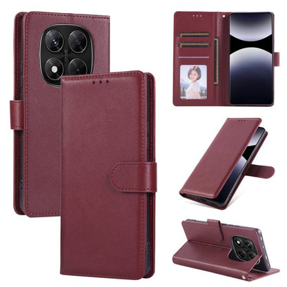 3-Card Slots Multifunctional Leather Phone Case, For Redmi 15a 5G, For Redmi Note 15 Pro+ 5G Global 163.3mm, For Redmi Note 15 4G / 5G Global 164mm, For Redmi Note 15 Pro 4G Global 163.2mm, For Redmi Note 15 Pro 5G Global 163.6mm                       ...