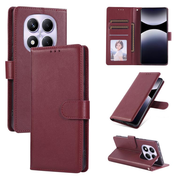 3-Card Slots Multifunctional Leather Phone Case, For Redmi 15a 5G, For Redmi Note 15 Pro+ 5G Global 163.3mm, For Redmi Note 15 4G / 5G Global 164mm, For Redmi Note 15 Pro 4G Global 163.2mm, For Redmi Note 15 Pro 5G Global 163.6mm                       ...