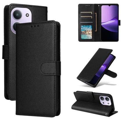3-Card Slots Multifunctional Leather Phone Case, For Redmi 15a 5G, For Redmi Note 15 Pro+ 5G Global 163.3mm, For Redmi Note 15 4G / 5G Global 164mm, For Redmi Note 15 Pro 4G Global 163.2mm, For Redmi Note 15 Pro 5G Global 163.6mm                       ...