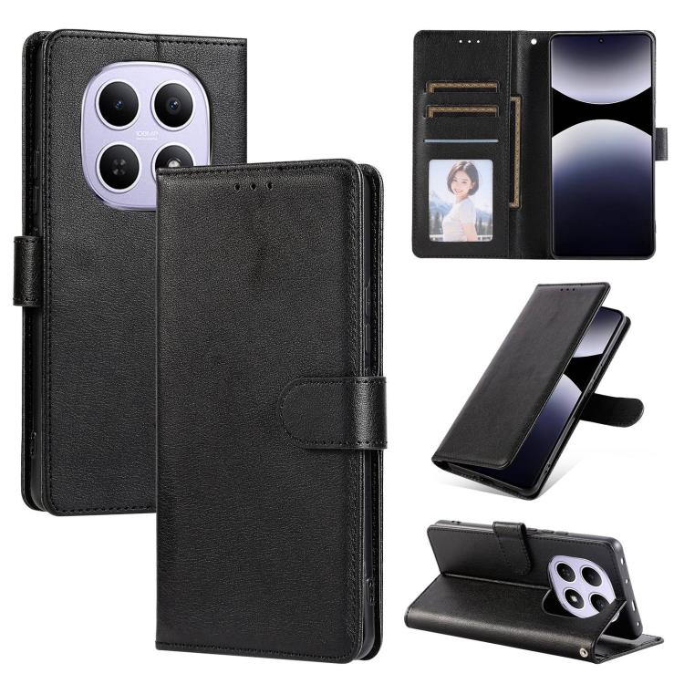 3-Card Slots Multifunctional Leather Phone Case, For Redmi 15a 5G, For Redmi Note 15 Pro+ 5G Global 163.3mm, For Redmi Note 15 4G / 5G Global 164mm, For Redmi Note 15 Pro 4G Global 163.2mm, For Redmi Note 15 Pro 5G Global 163.6mm                       ...