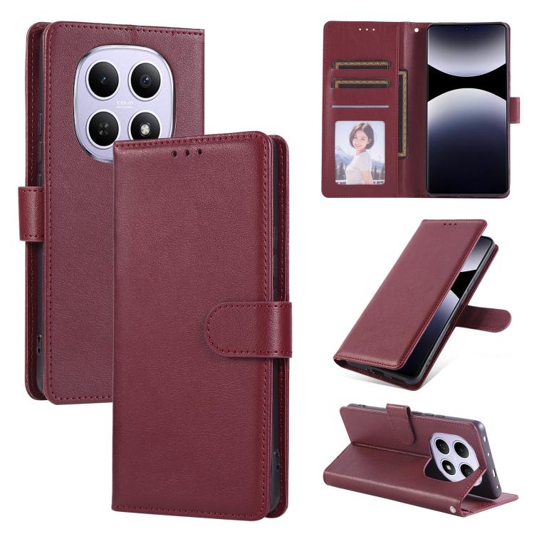 3-Card Slots Multifunctional Leather Phone Case, For Redmi 15a 5G, For Redmi Note 15 Pro+ 5G Global 163.3mm, For Redmi Note 15 4G / 5G Global 164mm, For Redmi Note 15 Pro 4G Global 163.2mm, For Redmi Note 15 Pro 5G Global 163.6mm                       ...
