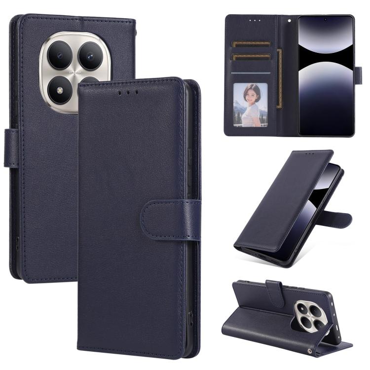 3-Card Slots Multifunctional Leather Phone Case, For Redmi 15a 5G, For Redmi Note 15 Pro+ 5G Global 163.3mm, For Redmi Note 15 4G / 5G Global 164mm, For Redmi Note 15 Pro 4G Global 163.2mm, For Redmi Note 15 Pro 5G Global 163.6mm                       ...