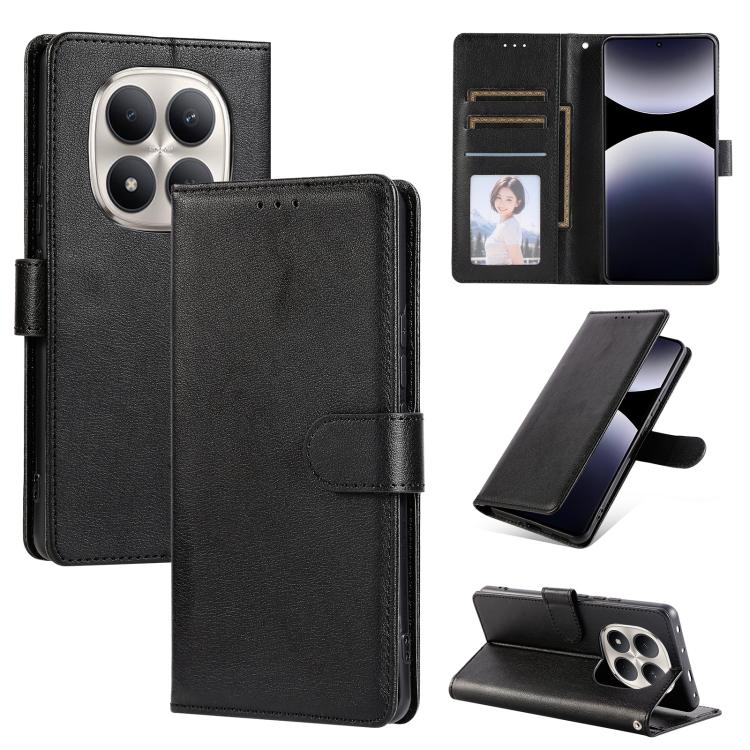 3-Card Slots Multifunctional Leather Phone Case, For Redmi 15a 5G, For Redmi Note 15 Pro+ 5G Global 163.3mm, For Redmi Note 15 4G / 5G Global 164mm, For Redmi Note 15 Pro 4G Global 163.2mm, For Redmi Note 15 Pro 5G Global 163.6mm                       ...
