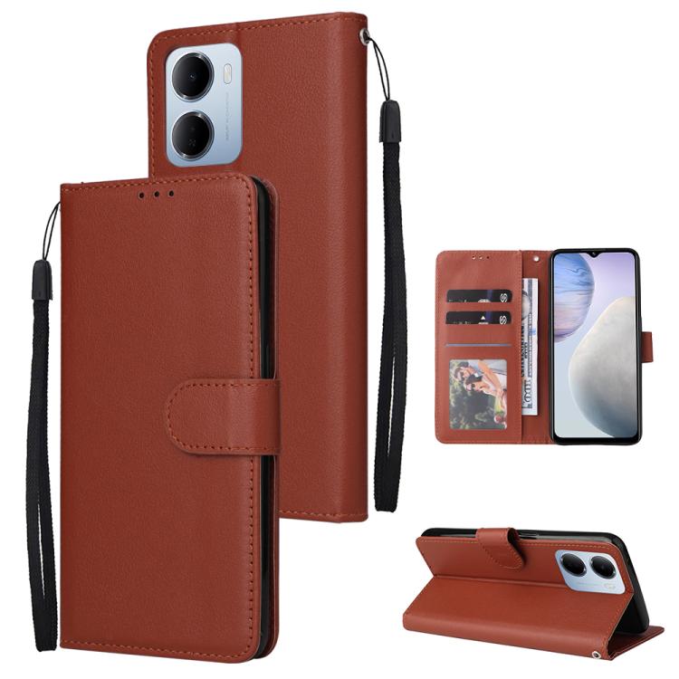 3-Card Slots Multifunctional Leather Phone Case, For Redmi 15a 5G, For Redmi Note 15 Pro+ 5G Global 163.3mm, For Redmi Note 15 4G / 5G Global 164mm, For Redmi Note 15 Pro 4G Global 163.2mm, For Redmi Note 15 Pro 5G Global 163.6mm                       ...