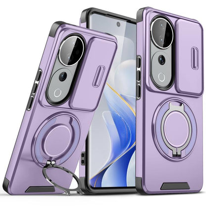 Sliding Camshield Ring Holder Phone Case, For vivo Y600 Pro 5G, For vivo Y500 5G, For vivo V50, For vivo S19 Pro / V40 / V40 Pro, For vivo V40 Lite 5G