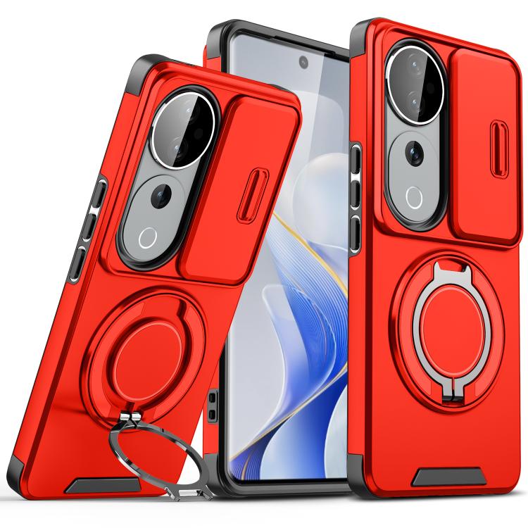 Sliding Camshield Ring Holder Phone Case, For vivo Y600 Pro 5G, For vivo Y500 5G, For vivo V50, For vivo S19 Pro / V40 / V40 Pro, For vivo V40 Lite 5G