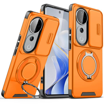 Sliding Camshield Ring Holder Phone Case, For vivo Y600 Pro 5G, For vivo Y500 5G, For vivo V50, For vivo S19 Pro / V40 / V40 Pro, For vivo V40 Lite 5G