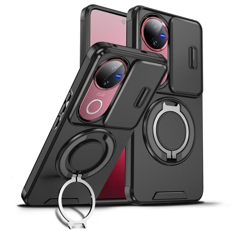 Sliding Camshield Ring Holder Phone Case, For vivo Y600 Pro 5G, For vivo Y500 5G, For vivo V50, For vivo S19 Pro / V40 / V40 Pro, For vivo V40 Lite 5G