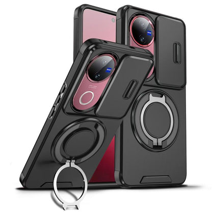 Sliding Camshield Ring Holder Phone Case, For vivo Y600 Pro 5G, For vivo Y500 5G, For vivo V50, For vivo S19 Pro / V40 / V40 Pro, For vivo V40 Lite 5G