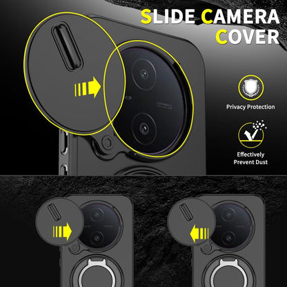 Sliding Camshield Ring Holder Phone Case, For vivo Y600 Pro 5G, For vivo Y500 5G, For vivo V50, For vivo S19 Pro / V40 / V40 Pro, For vivo V40 Lite 5G